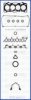 MITSUBISHI MD976862 Full Gasket Set, engine